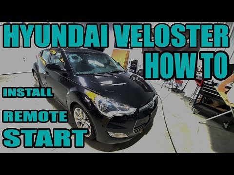 HYUNDAI VELOSTER - HOW TO INSTALL REMOTE START