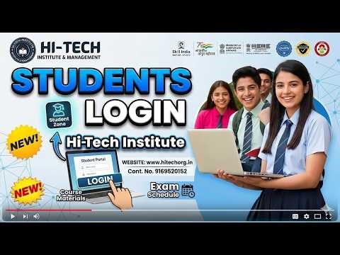 Hi-Tech Institute Student Login Kaise Kare? | Step-by-Step Guide