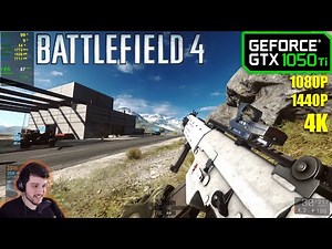 GTX 1050 Ti | BATTLEFIELD 4 - 1080p, 1440p, 4K