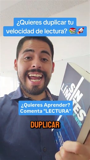 Velocidad.Lectora on Instagram: "👉 Mejora y aumenta tu velocidad lectora 📖 ¡Nosotros te enseñamos! Comenta "QUIERO" y Únete al reto 🏃🏻‍♂️🏃🏻‍♀️ 🙋 Únete a la comunidad para aprender y convertirte en un gran lector 👉@velocidad.lectora 👈 👉@velocidad.lectora 👈 👉@velocidad.lectora 👈 #lectura #velocidadlectora #comprensión #literario #literario libros aprender educación Créditos: christian.orozco.lmcv- TikTok"