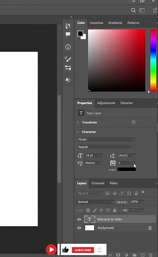 How To Adjust Letter Spacing in Adobe Photoshop | How To Edit Space Between Letters Adobe Photoshop