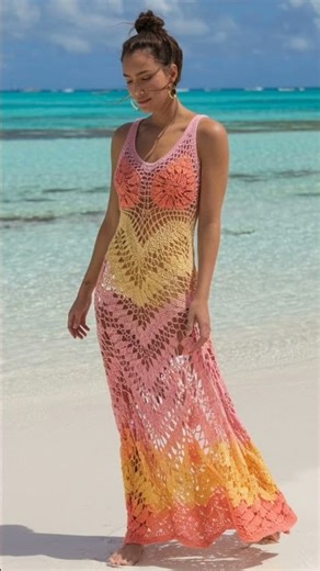 💯 STUNNING Handmade Crochet Dress For Women ✨| #shorts #viralshorts #dress