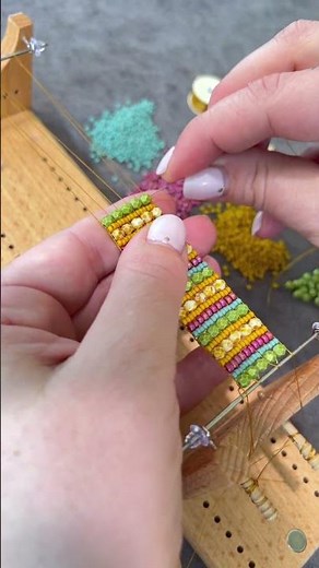 Bead Loom Bracelet Cuff by Capital City Beads DIY seed bead jewelry tutorials and beading supplies.