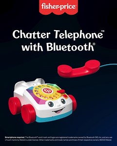 Call your friends for real this time with the limited edition Chatter Telephone with Bluetooth wireless technology. | Fisher-Price