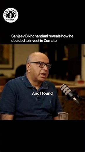 Why Sanjeev Bikhchandani Invested in Zomato Against Advice #startupindia #viral #shorts #zomatoshare