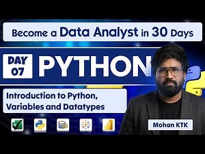 Day 07: Python for Data Analytics Day 2026 | Become a Data Analyst in 30 Days by Mohan KTK