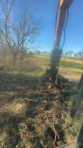 Clearing trees and reshaping a ravine today | Jim Morovits Excavating II