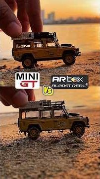 ALMOST REAL VS MINI GT | DEFENDER 110 CAMEL TROPHY # #hotwheels #tunxenho #diecast #toycars