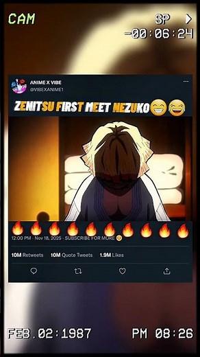 Zenitsu First Meet Nezuko😁😂| #demonslayer #nezuko #tanjiro #zenitsu#kny #fypage