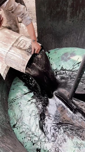 Born in Factory on Instagram: "How Liquid Turns Into Giant Round Foam Rolls😱#technology #factory #foam"