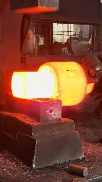 Forging the Heart of Power — Turbine Rotor in the Making #forging