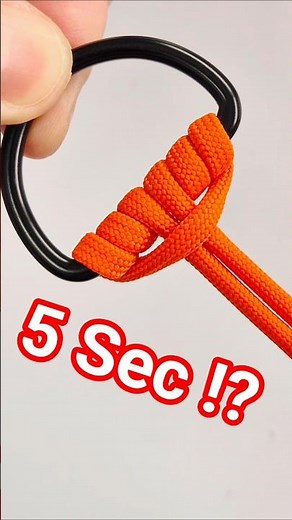 5 SEC – PRUSIK TO THE D-RING #knot