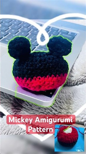 Love Crocheting 🧶 Mickey Amigurumi pattern #crochet #trending