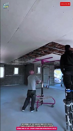 Drywall Panel Lift Tool – Efficient Gypsum Ceiling Installation up to 150 kg
