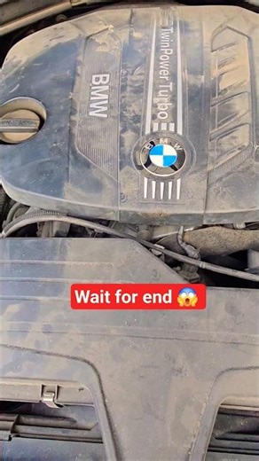 Dirty BMW Engine ➝ 💎 Shining Beast | Before & After #shorts #explore #viral