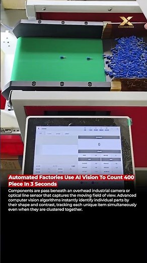High-Speed Optical Counting Machine In Action