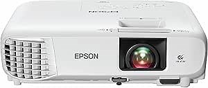 Epson 880X 3LCD 1080p Streaming Smart Portable Projector, Android TV, 3,300 Lumens Color Brightness, 3,300 Lumens White Brightness, Built-in Speaker, Bluetooth, 300-Inch Home Entertainment