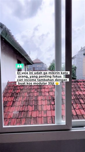 Di umur segini udah nggak ribet mikirin omongan orang. Fokusnya satu: nambah income 💸 Mulai dari kos modular 35 jutaan — cepet jadi, cepet disewain. Yang gerak duluan, cuannya nyusul duluan 😉 📲 Amankan unit sekarang: 0895329782461 | 0895329782502 #kosmodular #investasikost #rumahmodular #cuandarisekarang #fyp