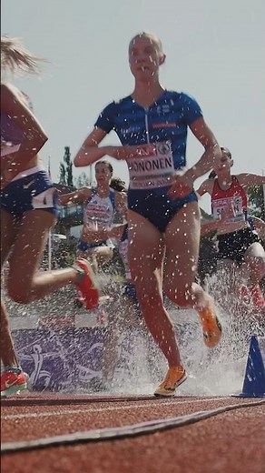 Ilona Mononen tops the 3000m steeplechase qualifications with 9️⃣:5️⃣7️⃣.6️⃣8️⃣! 🇫🇮✨ #Bergen2025