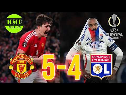🔥 Manchester United vs Lyon 5-4 | INSANE Comeback at Old Trafford! Maguire's Last-Minute Heroics!