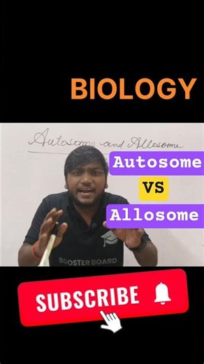 Autosome VS Allosome. By subhash sir (Class 12th Biology)#boosterboard#ytshorts #neet2026#biology