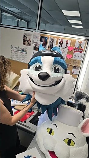 Mascot Costumes making online with Anastasia #mascotcostume #mascots