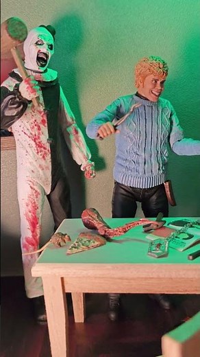 These horror figures are TOO realistic 😱 #halloween #horrorcollection #scary