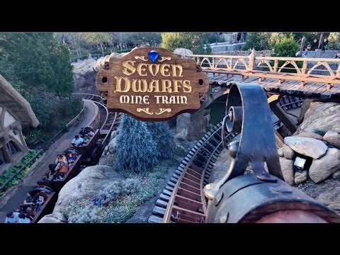 Seven Dwarfs Mine Train front row POV in 4K | WDW Magic Kingdom November, 2024