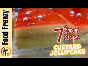 Custard Jello Cake Easy Recipe