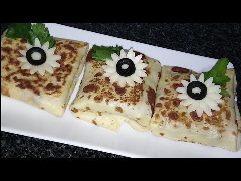 CREPES SALADOS RELLENOS/CREPES/CREPAS/PANQUEQUES/receta fácil
