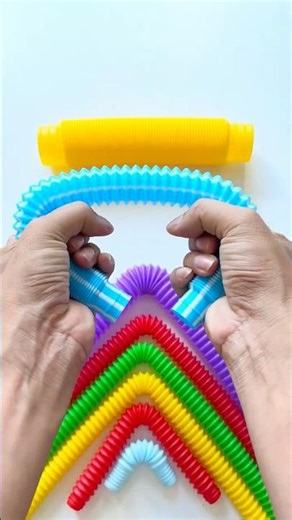 Relaxing ASMR POP TUBE DIY Creation | Tiny Satisfying Sounds #asmrvideos #satisfying #creative #diy