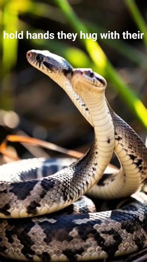 “Snakes Have a VERY Weird Way of Falling in Love 🐍💞” #snake #cobra #wildlife #reptiles #animals