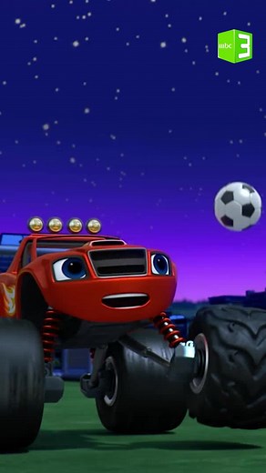 بليز وإيجي يستمتعان بلعب كرة القدم #بليز_والشاحنات_العملاقة #أطفال #كرتون #MBC3 #CARTOON #KIDS