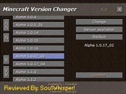 Minecraft Version Changer! (Review) Minecraft Blog