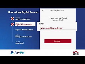 How to Link your PayPal account to your Equity account