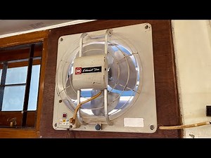 70’s KDK 12” Vent Fan, Testing With Shutters
