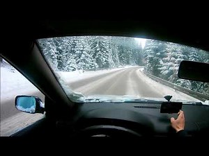 1999 GOLF IV 1.9 TDI - POV DRIVE - Snowy Road