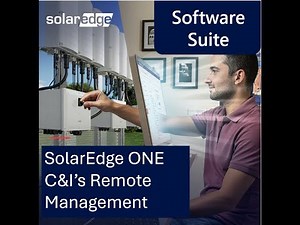 SolarEdge ONE for C&I’s Remote Configuration feature