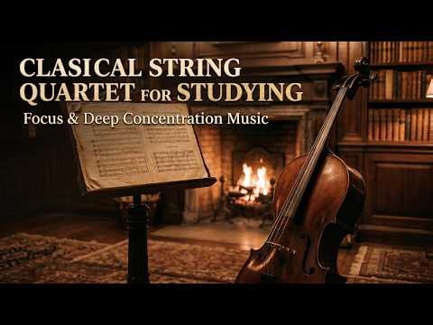Classical String Quartet for Studying | Focus & Deep Concentration Music