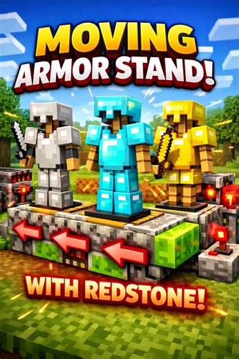 I Made MOVING Armor Stands in Minecraft 🤯