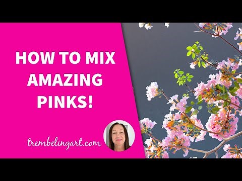 How to Mix Pink Paint Color