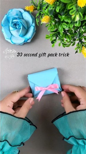 Now you can make a cute 🥰 Gift envelope box within 30 seconds #gift #envelope #box #trick #foryou
