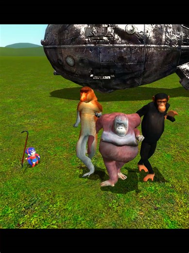 Dancing with Monke Bros: Anime Music & GMod Moves