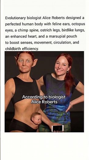 the perfect human body designed by evolutionary biologist Alice Roberts