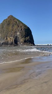 5.4K views · 141 reactions | Sneaker wave alert! The swell today is significant. The ocean is churning and sending surges far up the beach. We’ve seen five people knocked over by waves this afternoon alone! Be safe out there. Stay far back from the breaking waves, stay close to children and never turn your back on the ocean. | Haystack Rock Awareness Program | Facebook