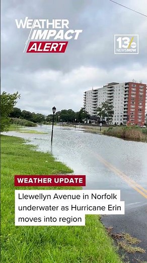 Hurricane Erin brings coastal flooding to Hampton Roads #757
