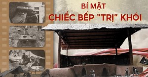 Thiết kế đặc biệt của bếp Hoàng Cầm để triệt khói, che mắt quân thù