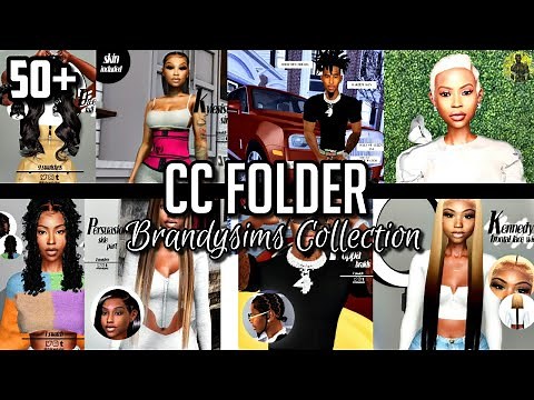 SIMS 4 BRANDYSIMS COLLECTION CC FOLDER (50+ ITEMS) | TrinityRarity