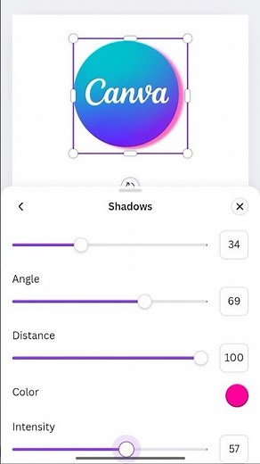 How to Add Shadow Effect to an Object in Canva | Easy Canva Tutorial For Beginners 2025!