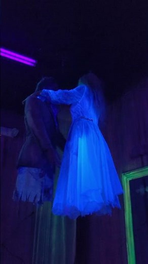 Ghost Couple Dancing Haunted Display wedding bride groom Mansion Ghosts Video DIY Home Haunt Haunter